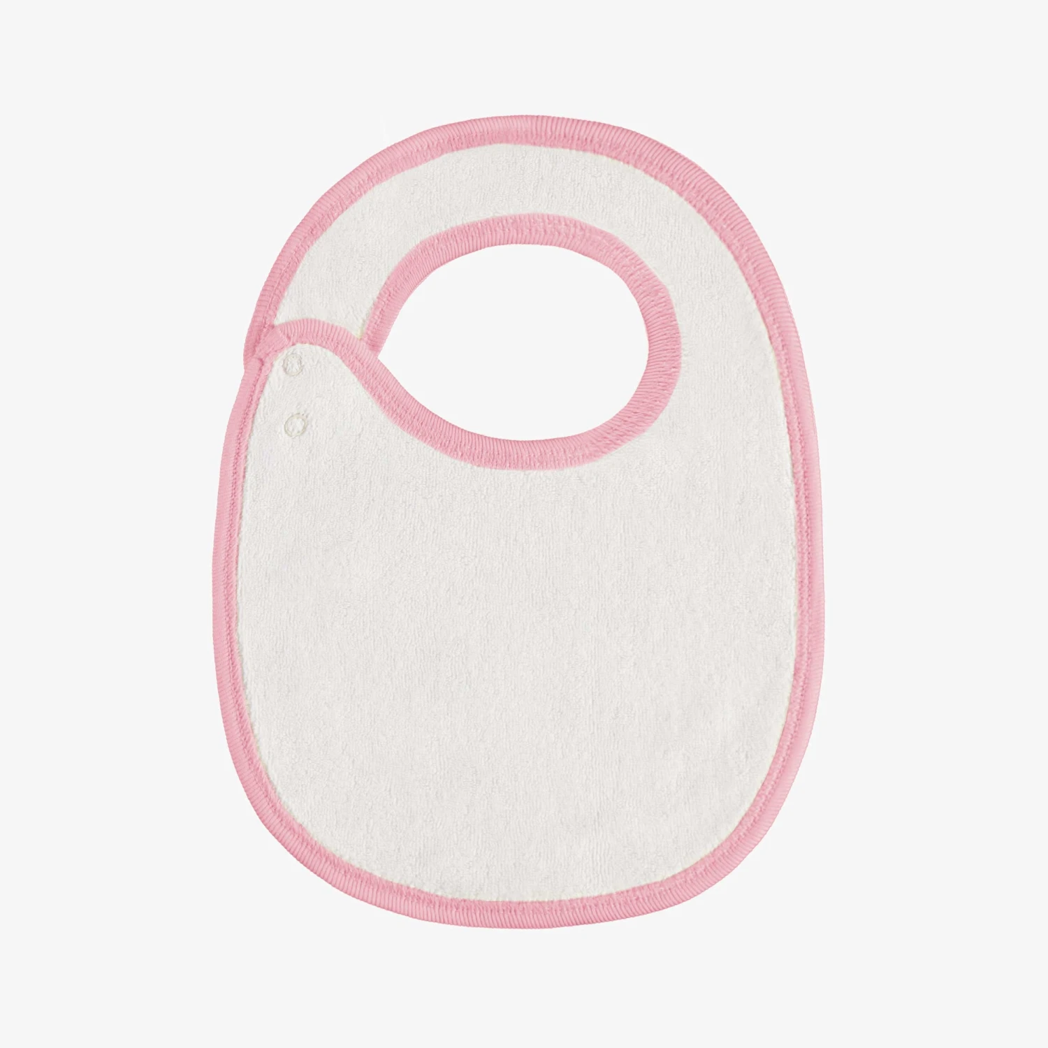 Bavoir Rose à Motifs Des Fêtes, Naissance 2 Bavoir Rose à Motifs Des Fêtes, Naissance – Image 2