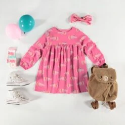 Robe Rose à Motifs D’hippopotames, Enfant 9 Robe Rose à Motifs D’hippopotames, Enfant -Souris Mini Boutique Enfant218 e73aa663 09b5 45e2 998e 2ce1644dba81
