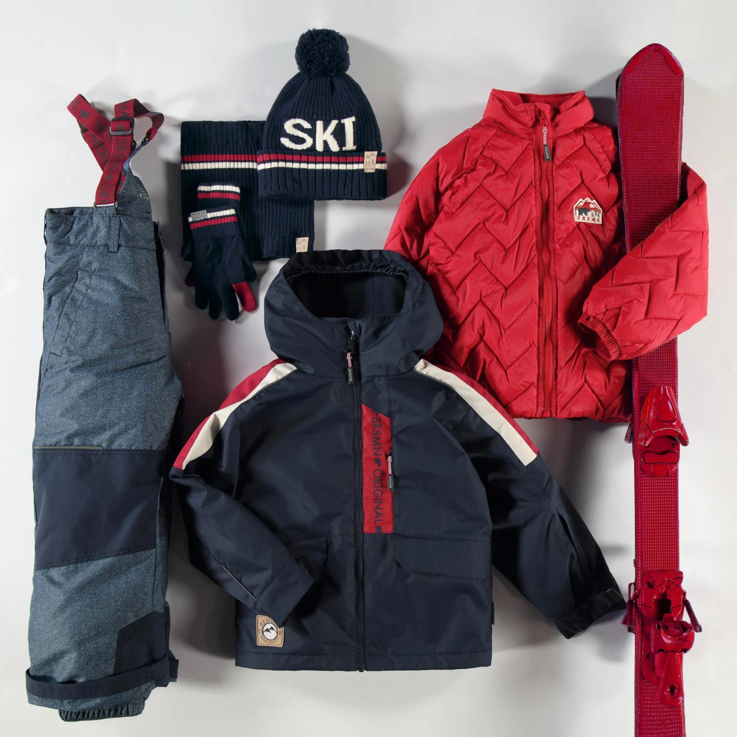 Gants Bleu Marine En Tricot, Enfant 5 Gants Bleu Marine En Tricot, Enfant – Image 5