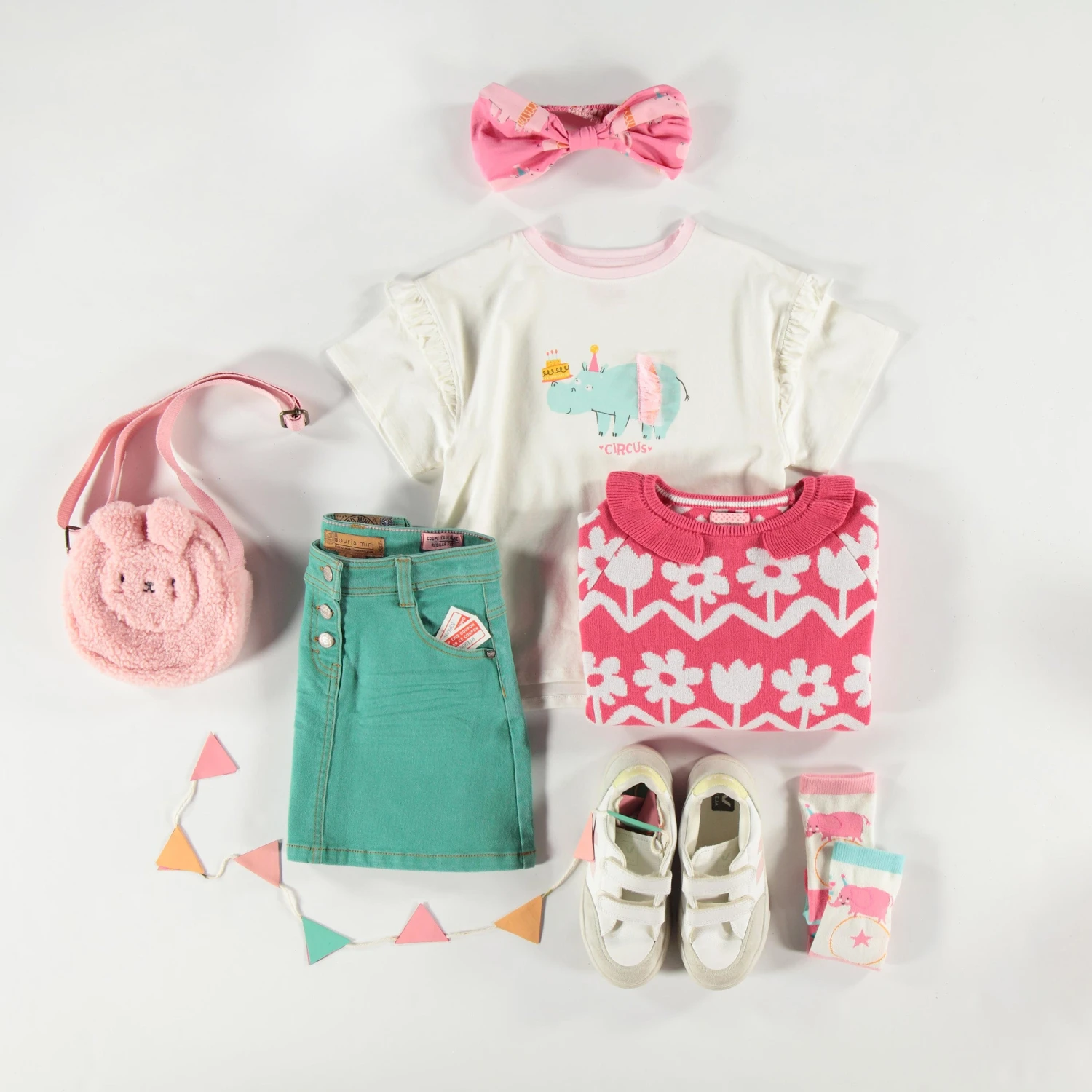 Sac à Bandoulière Lapin Rose, Enfant 4 Sac à Bandoulière Lapin Rose, Enfant – Image 4