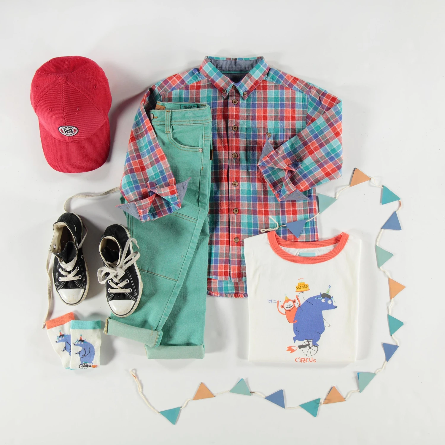 Chemise Colorée à Carreaux, Enfant 6 Chemise Colorée à Carreaux, Enfant – Image 6