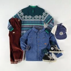 Pantalon Brun En Velours Côtelé, Enfant 13 Pantalon Brun En Velours Côtelé, Enfant -Souris Mini Boutique Enfant6 1