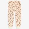 Pantalon De Pyjama Crème à Motifs Pain D’épices, Adulte