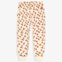 Pantalon De Pyjama Crème à Motifs Pain D’épices, Adulte