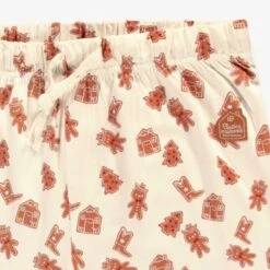 Pantalon De Pyjama Crème à Motifs Pain D’épices, Adulte -Souris Mini Boutique F25A1702A 98 Zoom