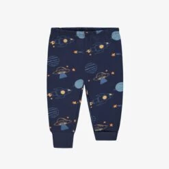 Pyjama Deux Pièces Bleu Marine à Motifs De Planètes, Bébé -Souris Mini Boutique F25B1301B 98 Pants