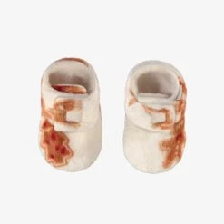 Pantoufles Crème à Motifs Pain D’épices, Bébé