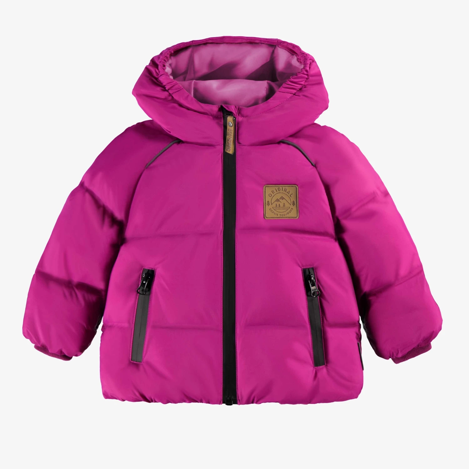 Manteau Doudoune Léger Mauve, Bébé 1 Manteau Doudoune Léger Mauve, Bébé