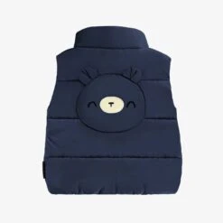Veste Doudoune Sans Manches Bleu Marine, Bébé -Souris Mini Boutique F25B2107B 100 B2