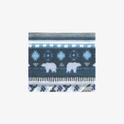 Cache-cou Bleu En Polar Avec Motifs, Bébé