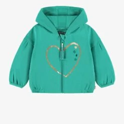 Veste à Capuchon Turquoise, Bébé