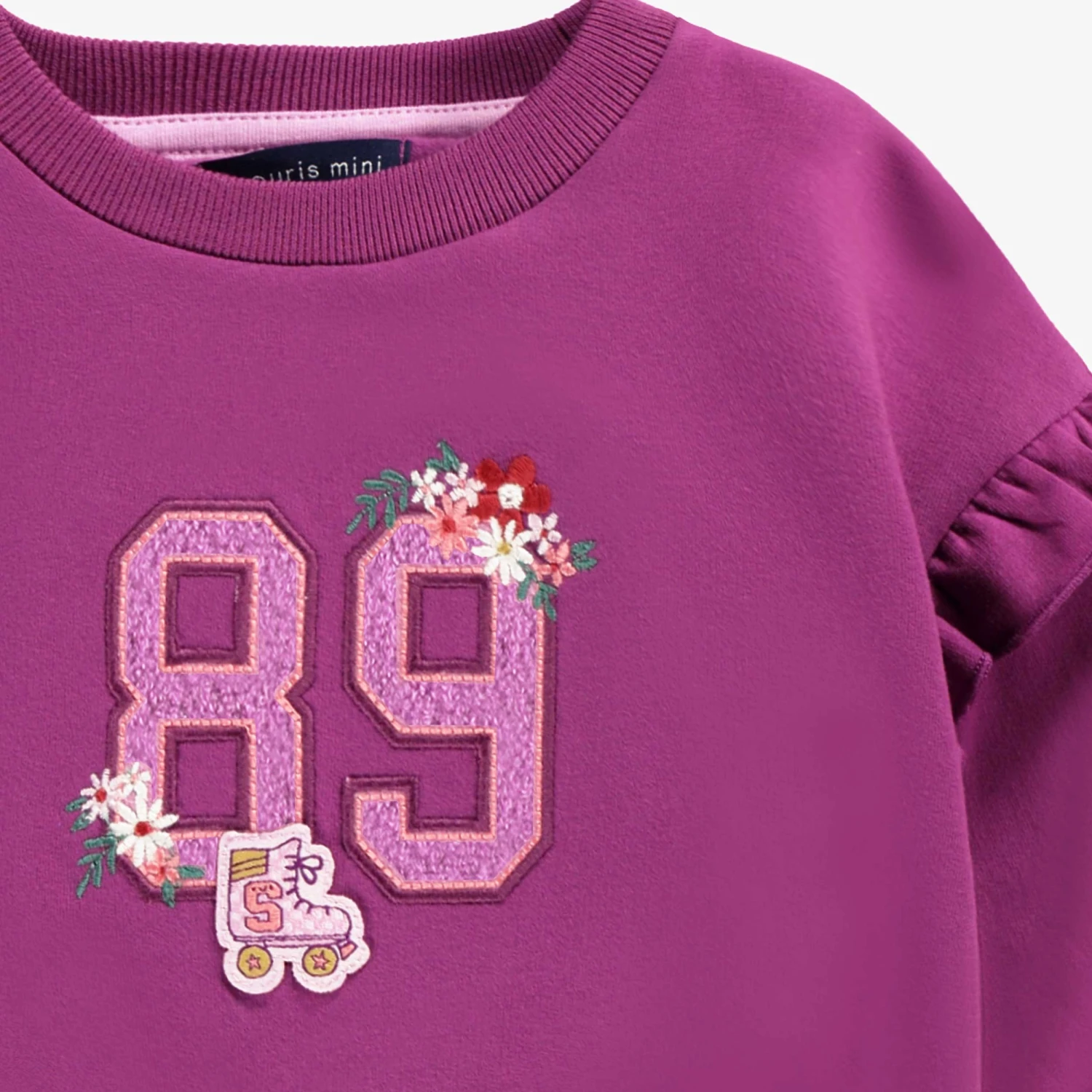 Chandail Mauve Avec Broderie, Bébé 2 Chandail Mauve Avec Broderie, Bébé – Image 2
