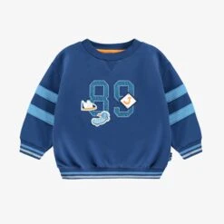Chandail Bleu Avec Broderie, Bébé