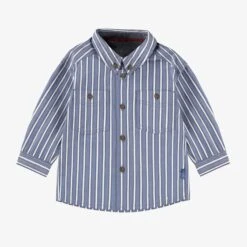 Chemise Bleue à Rayures, Bébé