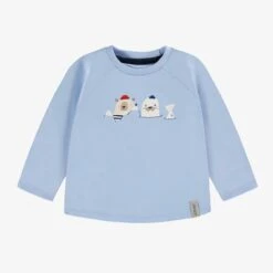 T-shirt Bleu Avec Illustrations, Bébé