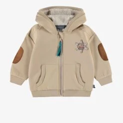 Veste Beige Sable Avec Capuchon, Bébé