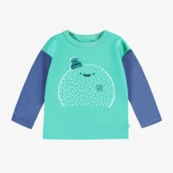 T-shirt Turquoise Avec Illustration, Bébé