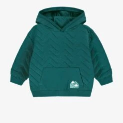 Chandail Bleu Sarcelle En Jersey Matelassé, Bébé