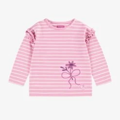 T-shirt Lilas à Rayures, Bébé