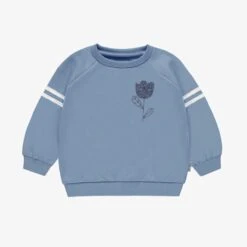 Chandail Bleu En Molleton Avec Fleur, Bébé