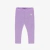 Legging Violet En Tricot Côtelé, Bébé