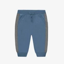 Pantalon Style Jogger Bleu Et Gris, Bébé
