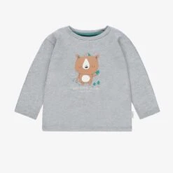 T-shirt Gris Avec Illustration, Bébé