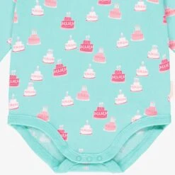 Cache-couche Turquoise à Motifs De Gâteaux, Bébé 7 Cache-couche Turquoise à Motifs De Gâteaux, Bébé -Souris Mini Boutique F25B6002B 98 Zoom