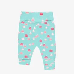 Pantalon évolutif Turquoise à Motifs De Gâteaux, Bébé