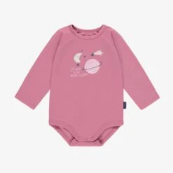 Cache-couche Rose Avec Illustration De Planète, Bébé