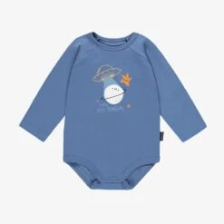 Cache-couche Bleu Avec Illustration De Planète, Bébé