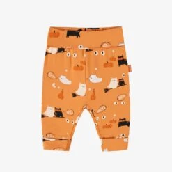 Pantalon évolutif Orange à Motifs D’Halloween, Bébé