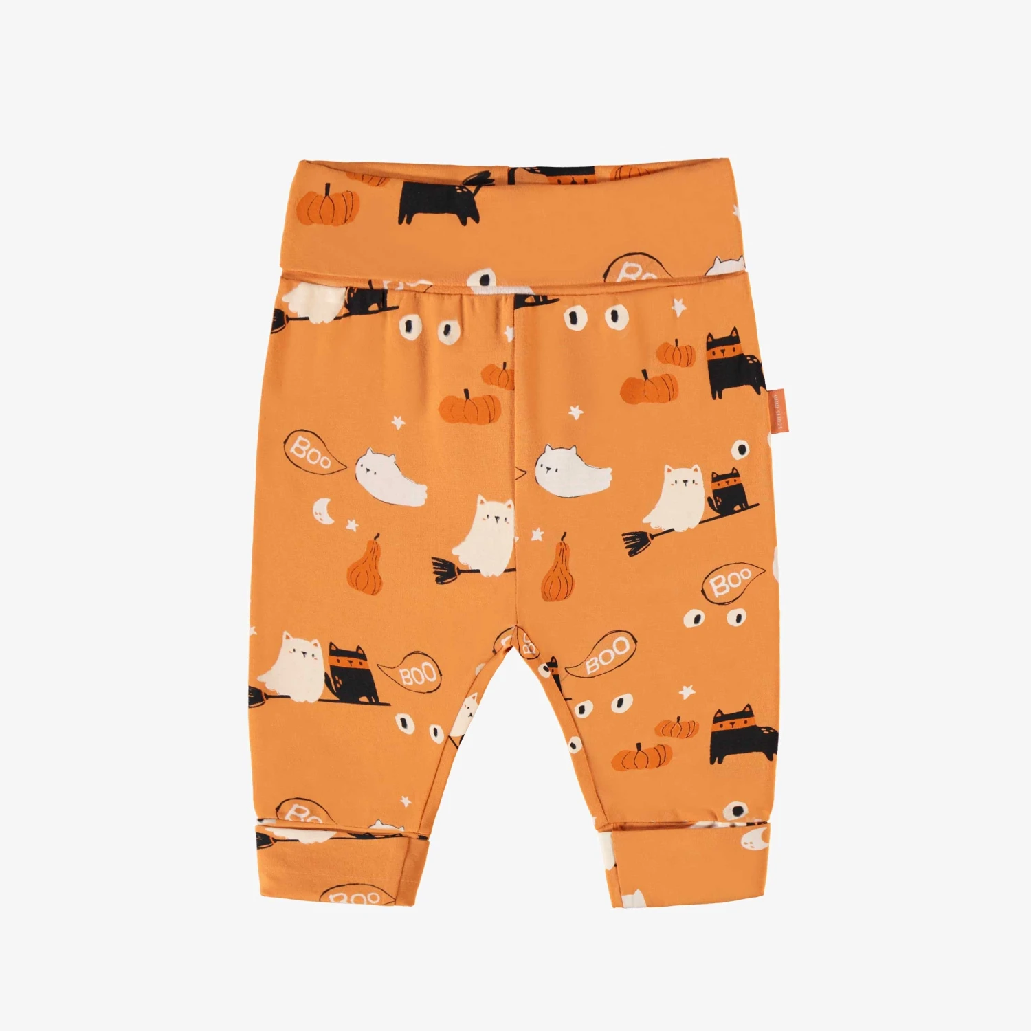 Pantalon évolutif Orange à Motifs D’Halloween, Bébé 1 Pantalon évolutif Orange à Motifs D’Halloween, Bébé