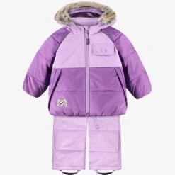 Habit De Neige Deux Pièces Mauve, Bébé