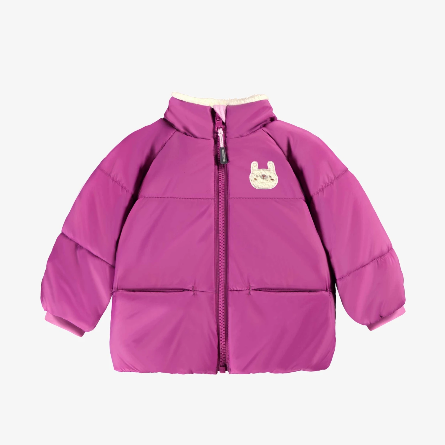 Habit De Neige 3 En 1 Mauve Avec Fleurs, Bébé 9 Habit De Neige 3 En 1 Mauve Avec Fleurs, Bébé – Image 9