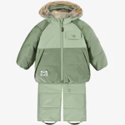 Habit De Neige Deux Pièces Vert, Bébé