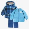 Habit De Neige 3 En 1 Bleu Avec Carreaux, Bébé