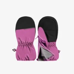 Mitaines Mauves En Nylon, Bébé