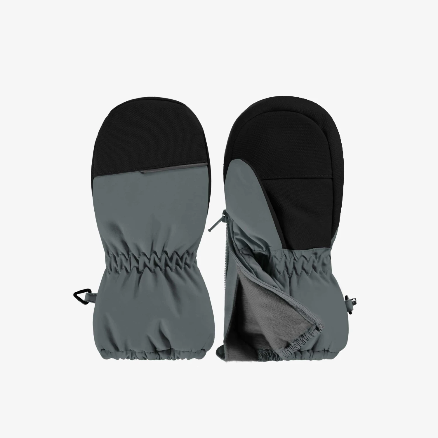 Mitaines Grises En Nylon, Bébé 1 Mitaines Grises En Nylon, Bébé