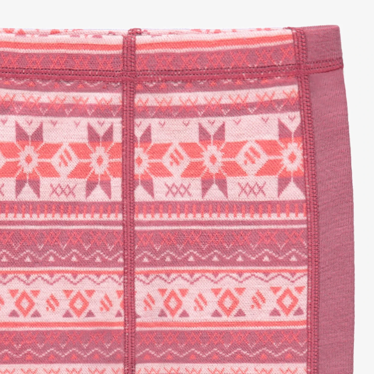 Legging Rose En Laine Mérinos Avec Motifs Jacquard, Bébé 2 Legging Rose En Laine Mérinos Avec Motifs Jacquard, Bébé – Image 2