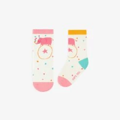Chaussettes Crème Avec éléphant, Bébé