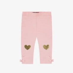 Legging Rose Avec Cœurs, Bébé