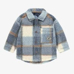 Surchemise Bleue à Carreaux, Bébé