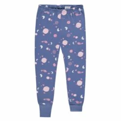 Pyjama Deux Pièces Bleu Foncé à Motifs De Planètes, Enfant -Souris Mini Boutique F25C1201C 98 Pants