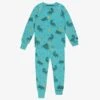 Pyjama Deux Pièces Turquoise à Motifs De Dinosaures, Enfant
