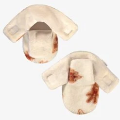 Pantoufles Crème à Motifs Pain D’épices, Enfant -Souris Mini Boutique F25C1702C 98 Ouvert