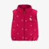 Veste Doudoune Sans Manches Rouge Framboise, Enfant