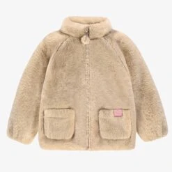 Manteau Réversible En Fausse Fourrure, Enfant