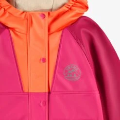 Manteau Imperméable Rose Et Orange, Enfant -Souris Mini Boutique F25C2004C 100 Zoom