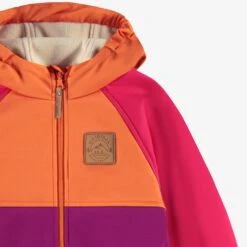 Manteau Mauve, Rose Et Orange En Coquille Souple, Enfant -Souris Mini Boutique F25C2007C 100 Zoom3